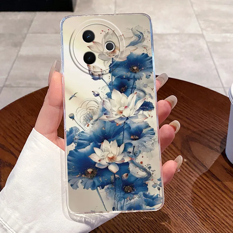 Vivo Y39 5G 케이스 V2436 용 케이스 미적 고급 귀여운 멋진 소년 소녀 패턴 전화 커버 투명 소프트 TPU 실리콘 범퍼