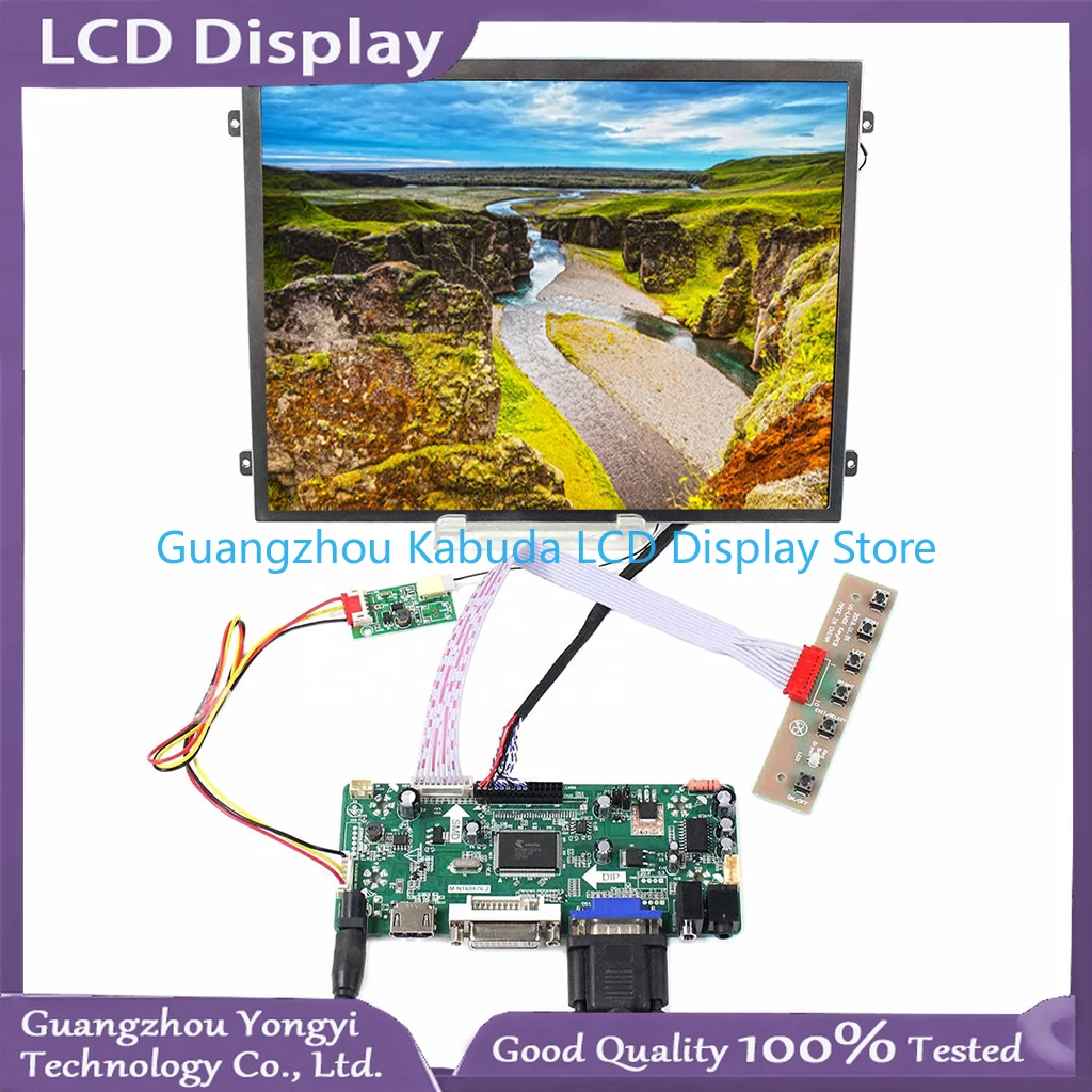 

VS104T-003A Display Panel 10.4" 1024X768 LCD Screen with DHMI+DVI+VGA LCD Controll Board