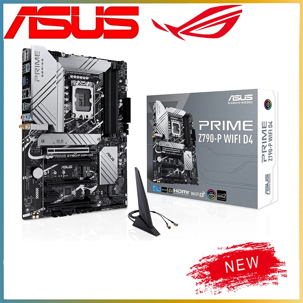 

NEW For Intel Z690 LGA 1700 CPU For ASUS PRIME Z690-P WIFI D4 DDR4 Motherboard Computer Socket LGA1700 Desktop Mainboard