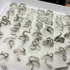 Wholesale 50Pcs  Fashion Snake Metal Alloy Rings 3