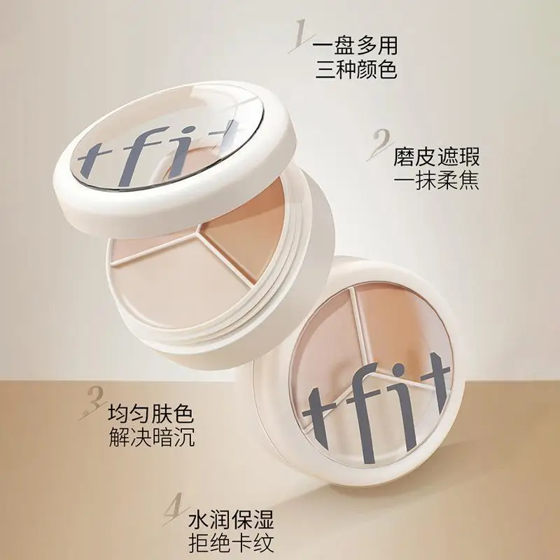 Korea 3-color Concealer Palette For Face Eye