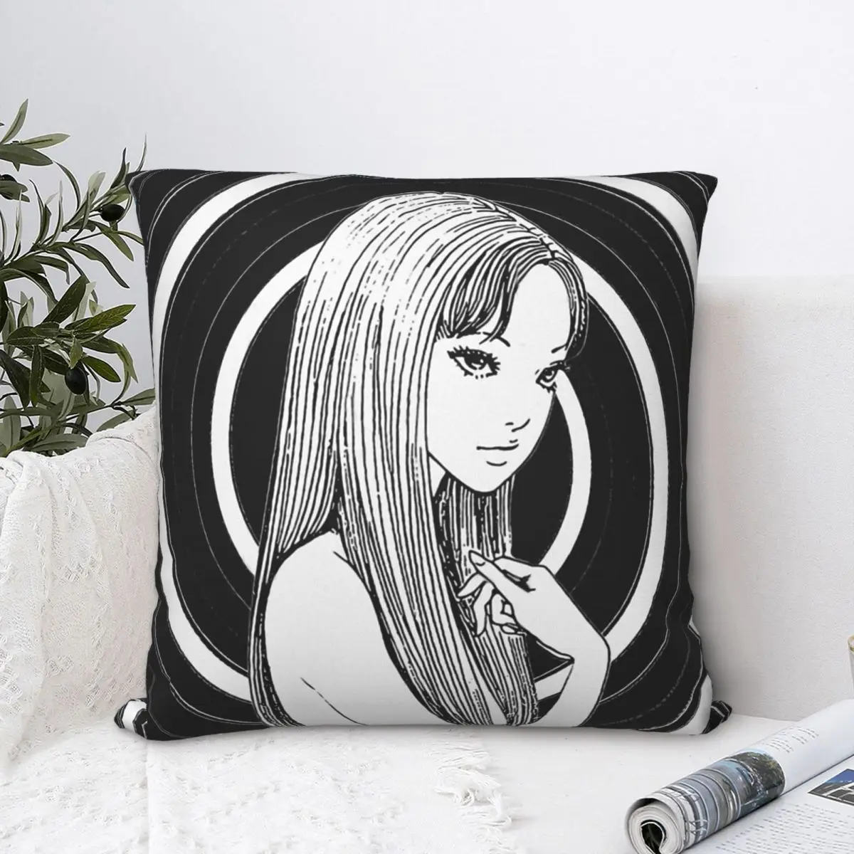 

Декоративная подушка Tomie Best Junji Ito Stories Cojines, декоративный рюкзак для дивана, стула