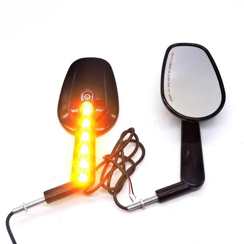 

black Motorcycle Mirrors Racing Sport Bike Rear View Mirror For Harley