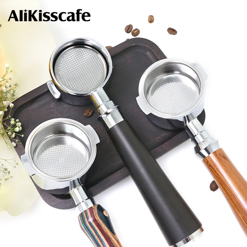 Bottomless Portafilter Two Ears with 2-Cups Filter Basket for Delonghi ECP35.31 ECP3420 51MM Coffee Accessories Espresso Machine