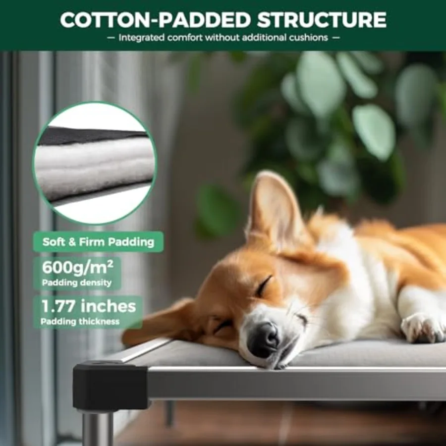 Chew-Proof Elevated Dog Bed 3