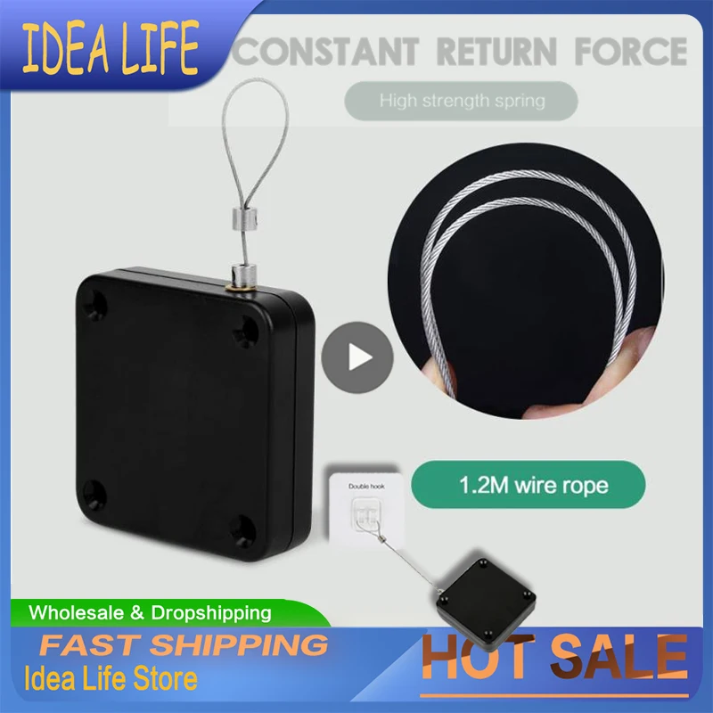 New Hot 1pcs Punch-free Automatic Sensor Door Closer Suitable For All Doors 800g Tension Door Closer New Upgraded