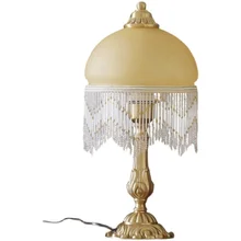 

Tassels Bedside Lamp Shade Nordic Glass Designer Tables Candle Warmer Lamp Table New Year Lamps Living Room Christmas Decoration