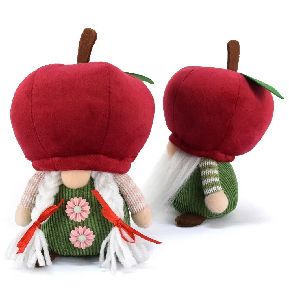 Funny PP Cotton Red Faceless Doll Fluffy Soft Rudolf Fruit Dwarf Doll Comfortable Collection Gnomes Plush Toys Children Girl