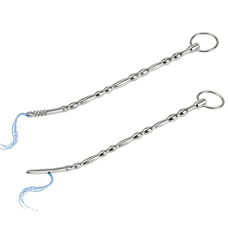 Long Stainless Steel Penis Plug Urethral Catheter Sound Dilator Metal Penis Plug Set Stick Insert Male Sex Toy Man urethral dilator,silicone urethral dilator