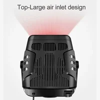 Chauffage de voiture Portable double Mode 12V 24V, dégivreur de pare-brise à chauffage rapide, désembueur, sèche-linge Anti-buée 360 °   Ventilateur automatique réglable 4