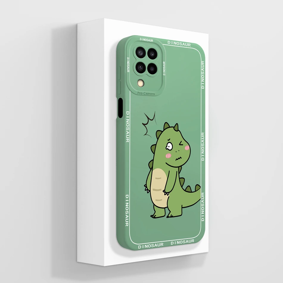 thumbnail image 1 of For Samsung A12 M12 F12 Case Aesthetic Full Protection Anti Slip Soft Liquid Silicone Bumper For Galaxy A M F 12 Back Cover Gift, 1 of 5