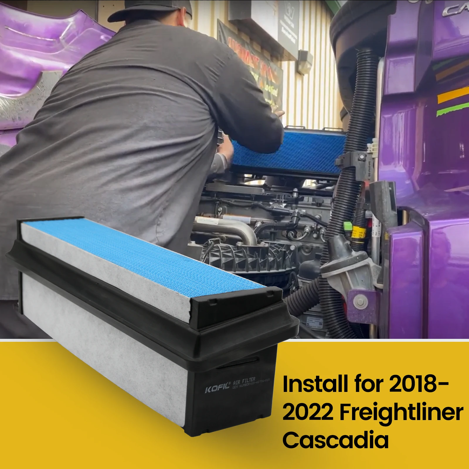 03-42776-010 Engine Air Filters Compatible with 2018-2023