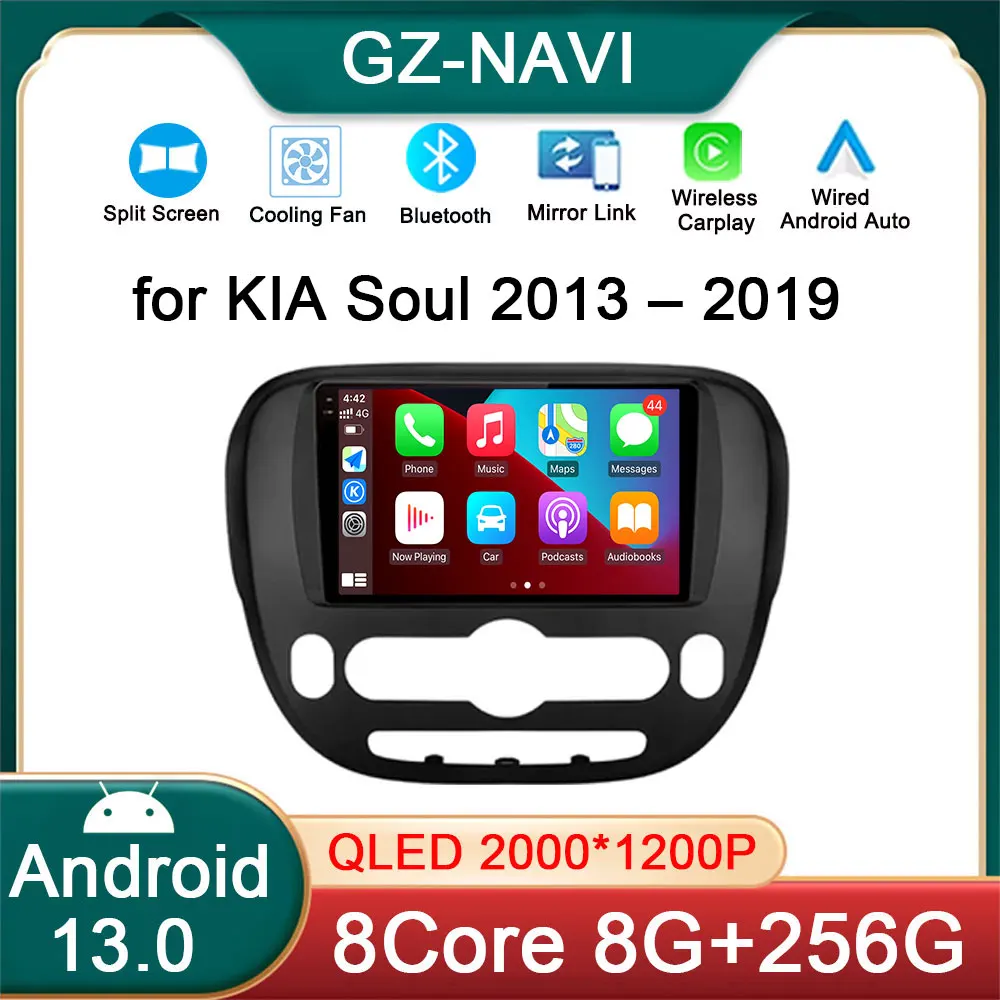 

Автомобильный радиоприемник Android 13 для KIA Soul 2013-2019, GPS-навигация, мультимедийный видеоплеер, автомобильный стереопроигрыватель, магнитола 2DIN