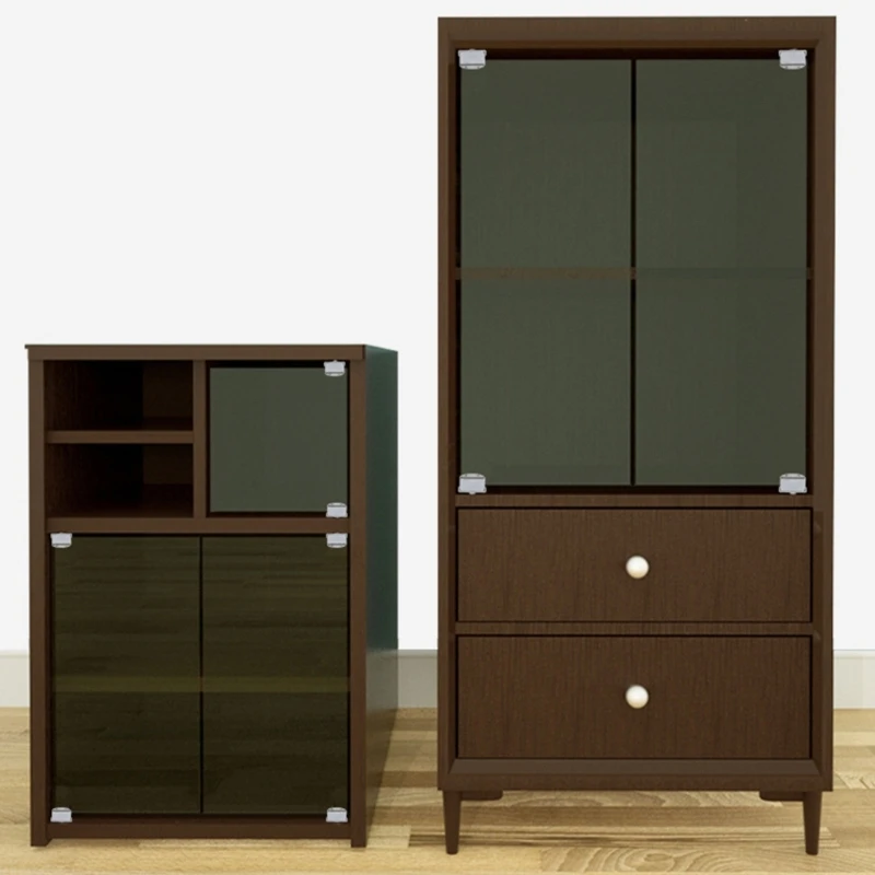 Glass Door Cupboard Showcase Cabinet Clamp Glass Shower Doors Hinge Replacement Parts 360-Degree Rotating Shafts Hinge