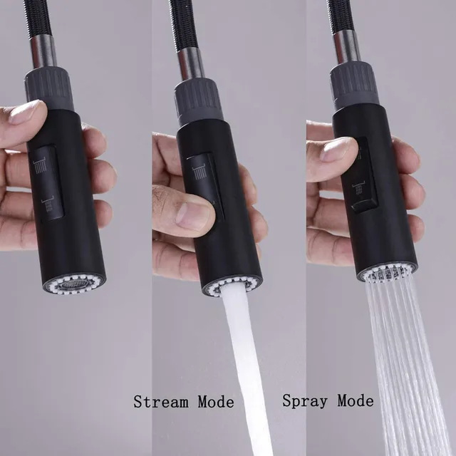 ABS ห้องครัวดึงออกก๊อกน้ํา Sprayer หัวฉีดทนทานน้ําสเปรย์อาบน้ําหัวห้องน้ําอ่างล้างหน้า TAP เปลี่ยน 3