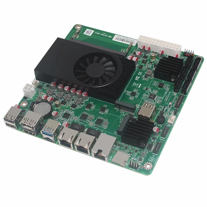 Topton N18 Intel N150 i3-N305 NAS Motherboard 6-Bay 1*10G 2*i226-V 2.5G 3LAN 6*SATA3.0 2*M.2 NVMe 1*DDR5 Firewall ITX Mainboard 4