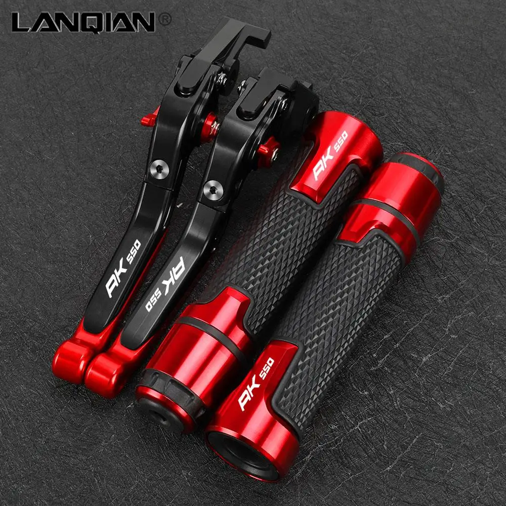 

For KYMCO AK 550 AK550 2022 2021 2020 2019 2018 2017 Motorcycle Brake Clutch Levers Handbrake Handlebar Grip Handle Hand Grips