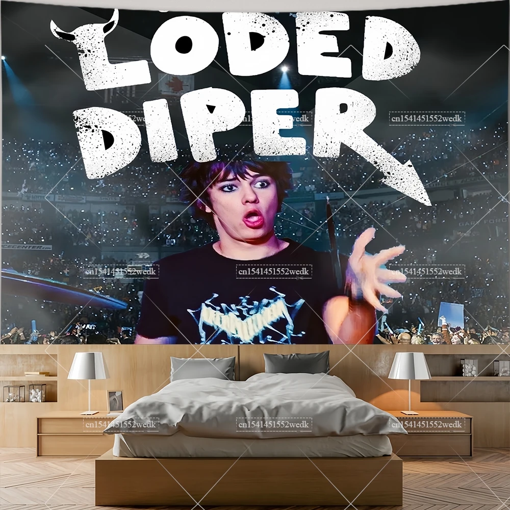 Rodrick Heffley Loded Diper Flag Tapestry Hippop Rock Band