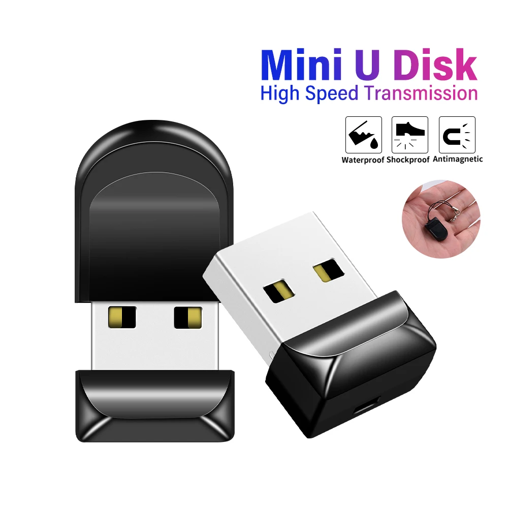 5 Stück Großhandel USB-Stick 32GB 64GB 128GB Hochgeschwindigkeits-USB 2.0 Speicherstick Pendrive Kreatives Geschenk – Detail 5