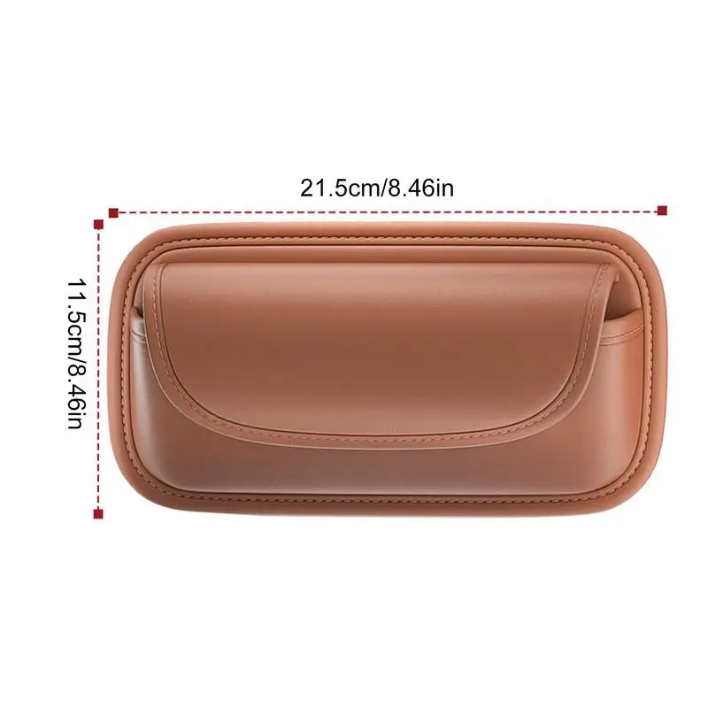 가죽 자동차 인테리어 액세서리 선바이저 선글라스 박스, 자동차 선바이저 안경 보관 정리함, 안경 선글라스 카드 Ke