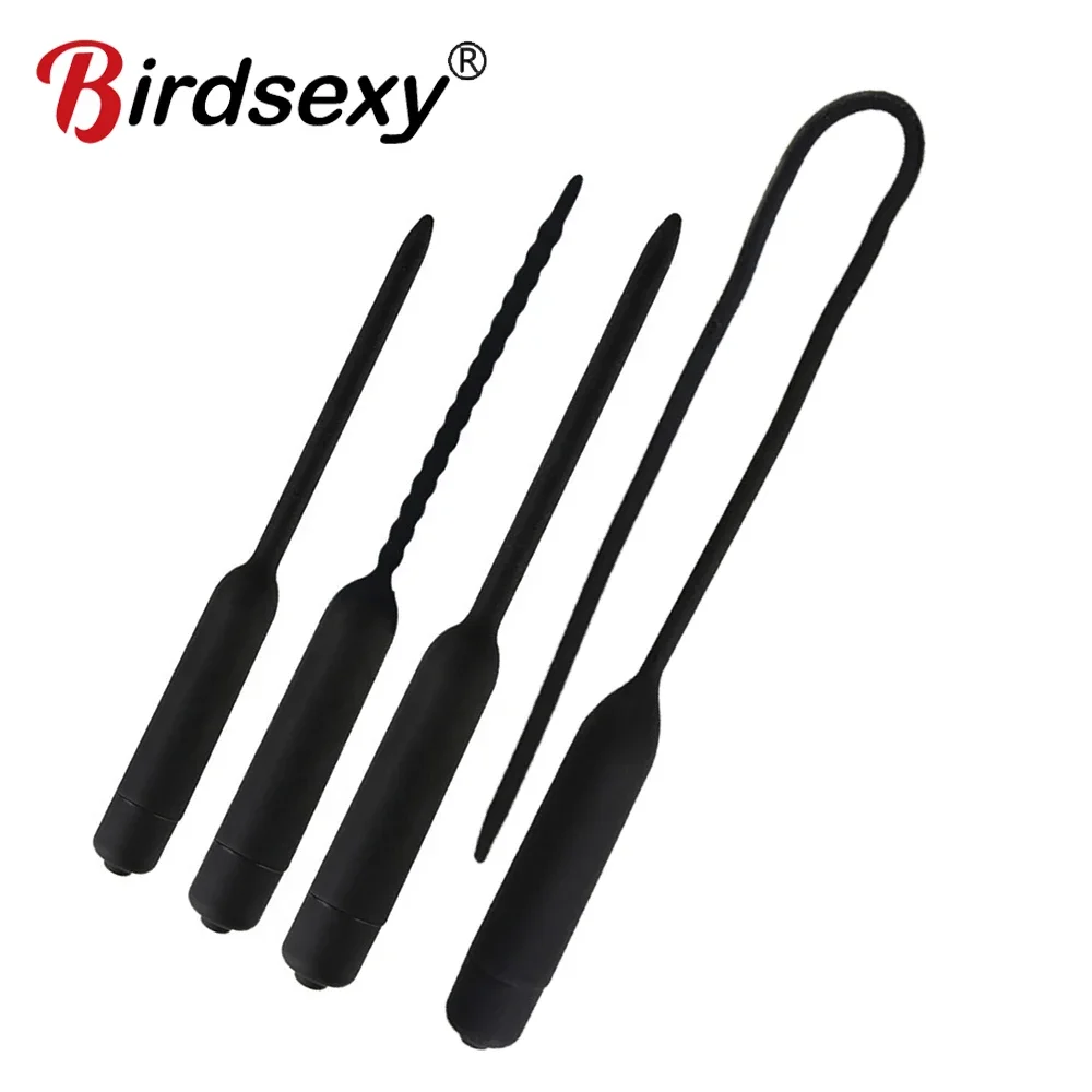 10 Frequency Urethral Vibrator Catheter Penis Plug Sex Toy for Men Urethral Plug Insertion Sound Dilator