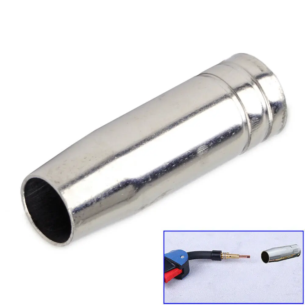 MB 15AK MIG/MAG Welding Contact Tips 0.8x25mm M6 Gas Nozzle Tip Holder Gas Diffuser Connector Rod And Nozzle Shroud 12pcs/Set welding welders