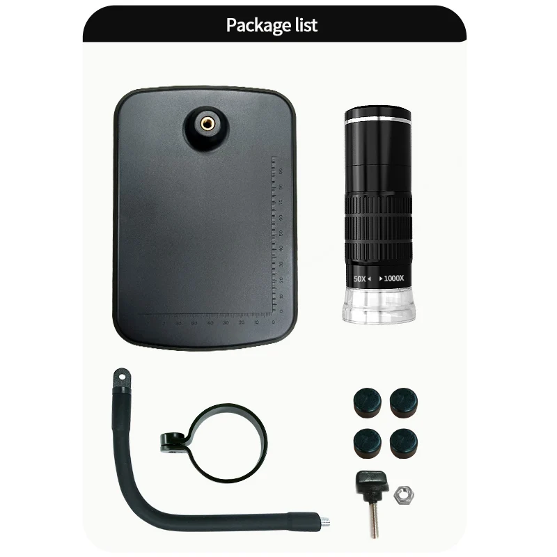 Digital Microscope Wireless Digital Microscope 50X-1000X Magnification Portable Handheld USB Microscopes with Flexible Stand For iPhone Android PC