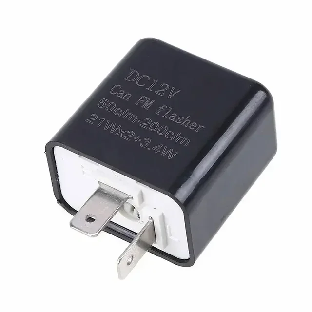 2 Pin LED Flasher Relay 12V Adjustable Frequency Of Turn Signals Blinker Indicator Relays For Motorcycle Motorbike Accessories - Image 4