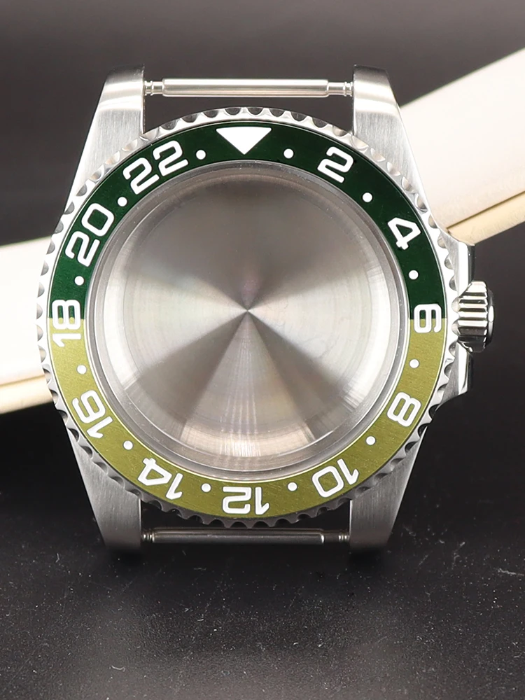 Premium 40mm Waterproof Watch Case with Ceramic Bezel Insert
