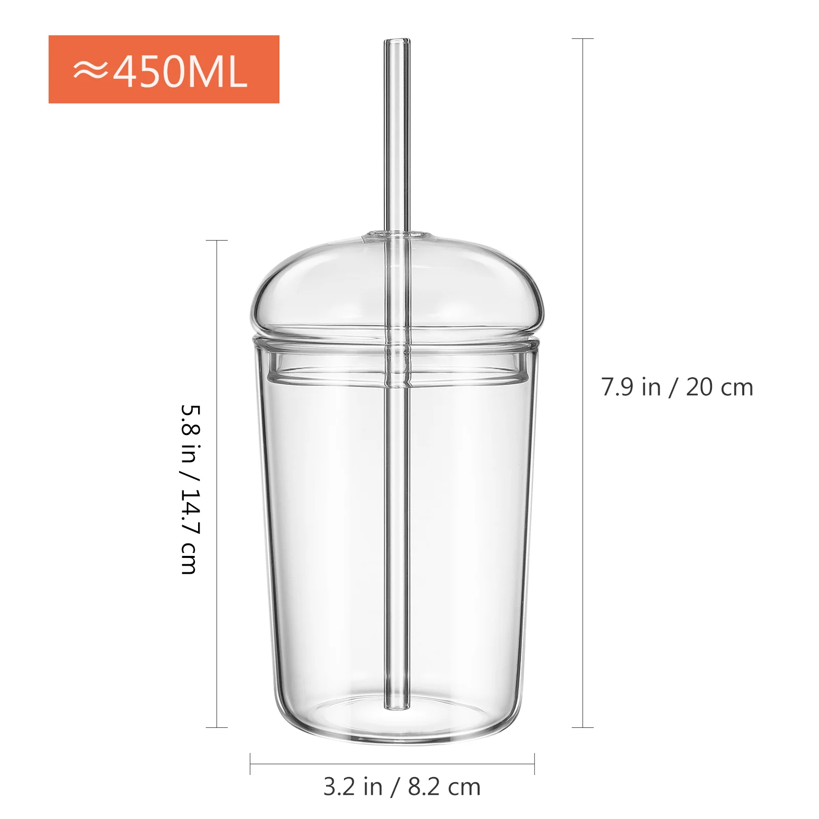 Ins Vertical Stripes Glass Cups With Lids And Straws Clear Glass Water  Bottle Straw Cup Drinking Glasses Tumbler Travel Bottle - Glass - AliExpress