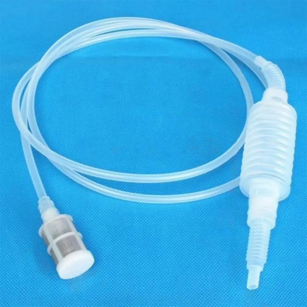 Manual Plastic Home Brew Syphon Tube Pipe Hose Water Wine Hand Transfer Pump Kitchen Beer Fermentation Садовыя прыналежнасці