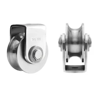 Heavy Duty Roller Wheel Bearing U Groove Pulley Wheel Loading 300kg Pulley Strong Load-bearing Pulley 48mm Wheel Diamete 1