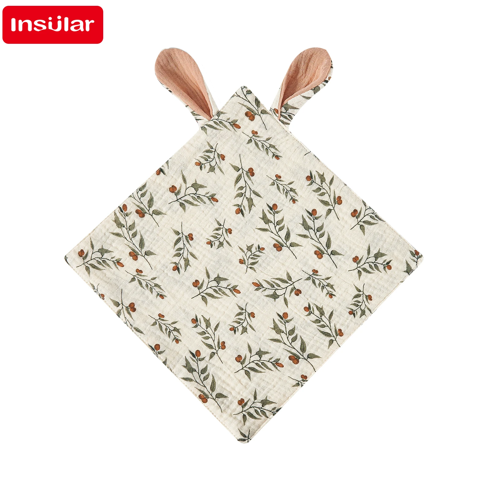 Baby comforter blanket New Baby Cotton Muslin Comforter Blanket Newborn Sleeping Dolls Print Kids Sleep Toy Soothe Appease Towel Bibs Saliva Towel