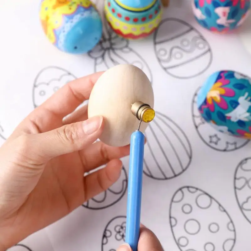 Fine Lines Painting Pen Set Easter Egg Decorating Pysanky Tools 0.4/0.5/0.7mm Fluid Writer Paint Applicator Pen For Drawing Line