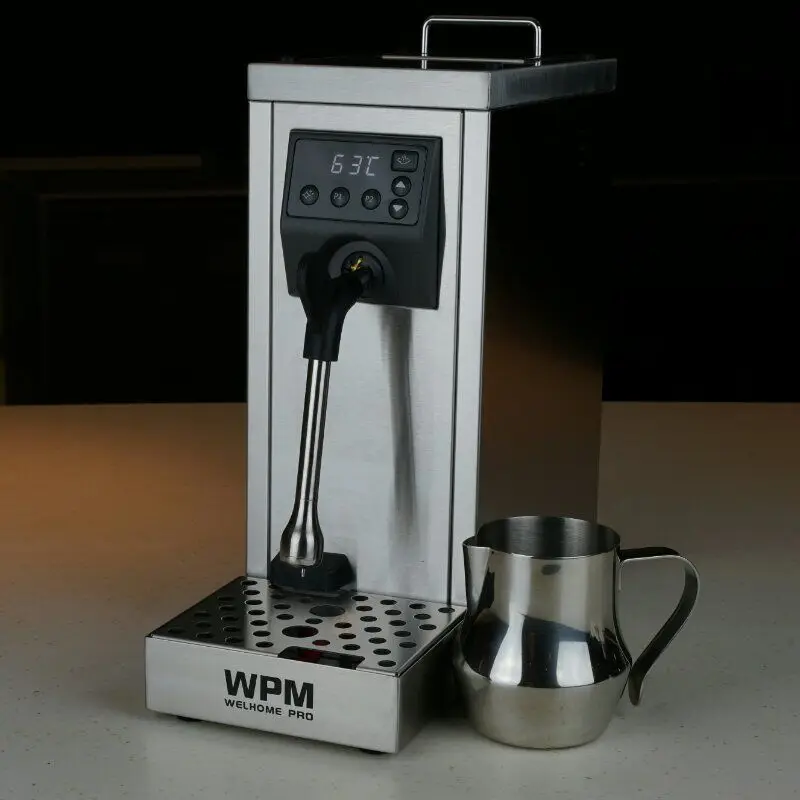 200-240VFully automatic Professional milk steamer with temperature setting/stainless steel milk frother machine WPM WELHOME PRO