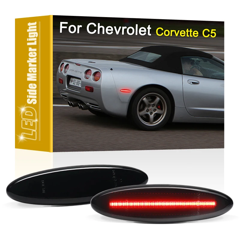 

2 шт., задние красные фонари для Chevrolet Corvette C5 1997 1998 1999 2000 2001 2002 2003