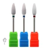 Special left-handed used ceramic milling cutters electric drill nail drill bit for removel gel polish varnish 1