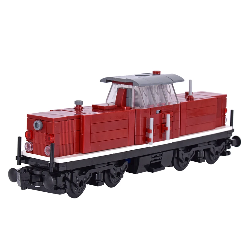 MOC City Creative NY100 Type Diesel Locomotive Train Express Rail ...