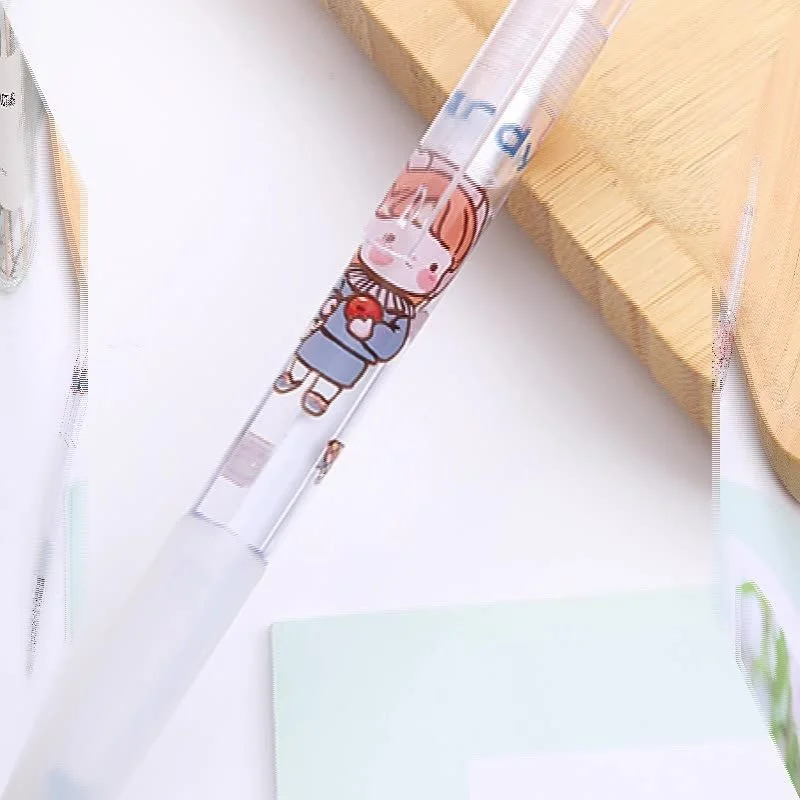 

1 Набор/6 шт. милые гелевые ручки Lytwtw с животными, креативный пресс, офисный подарок, школьные принадлежности, канцелярские принадлежности, кавайная искусственная кожа