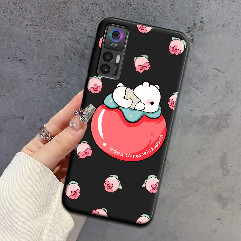Astronaut Pattern Soft Silicone TPU Protective Phone Case - 6.7 Fashion Back Cover
