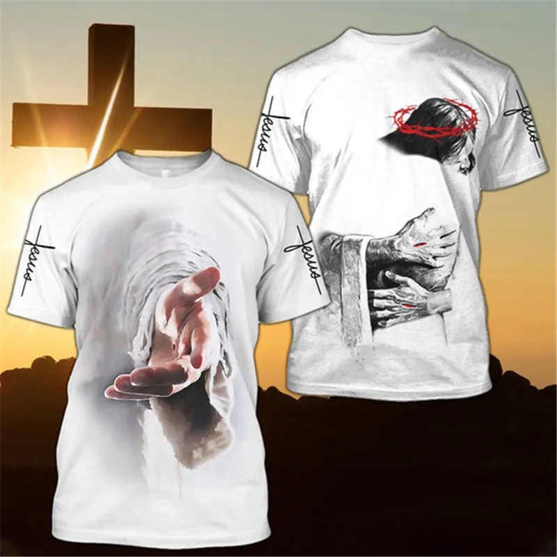 

PLstar Cosmos 3D All Over Printed Shirts Lord Hug Me Tight Jesus t shirts Unisex Unique Streetwear Casual T-Shirt Short Sleeve