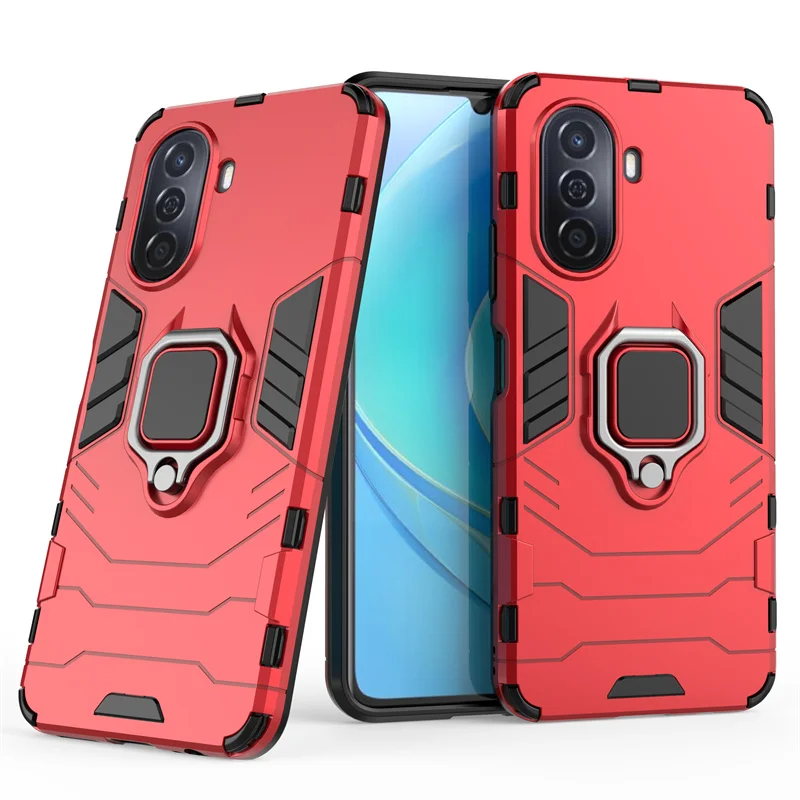 For Huawei Nova Y70 Cover Case For Huawei Nova Y70 Capas Shockproof Bumper Magnetic Holder For Fundas Huawei Nova Y70 Plus Cover