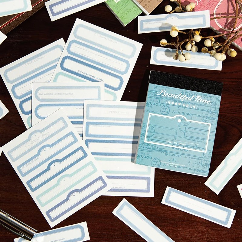 Scrapbooking Long label message marker 30 pcs 4 Choices