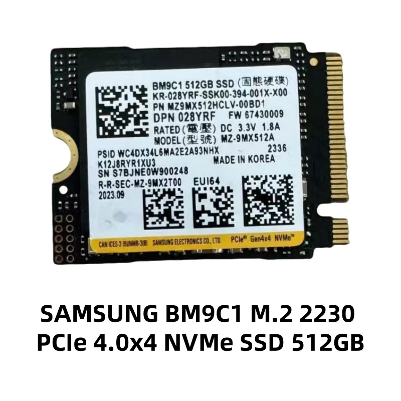 内蔵型SSD SAMSUNG BM9C1 1TB Nvme Gen4x4 M.2 2230 s-l400.jpg