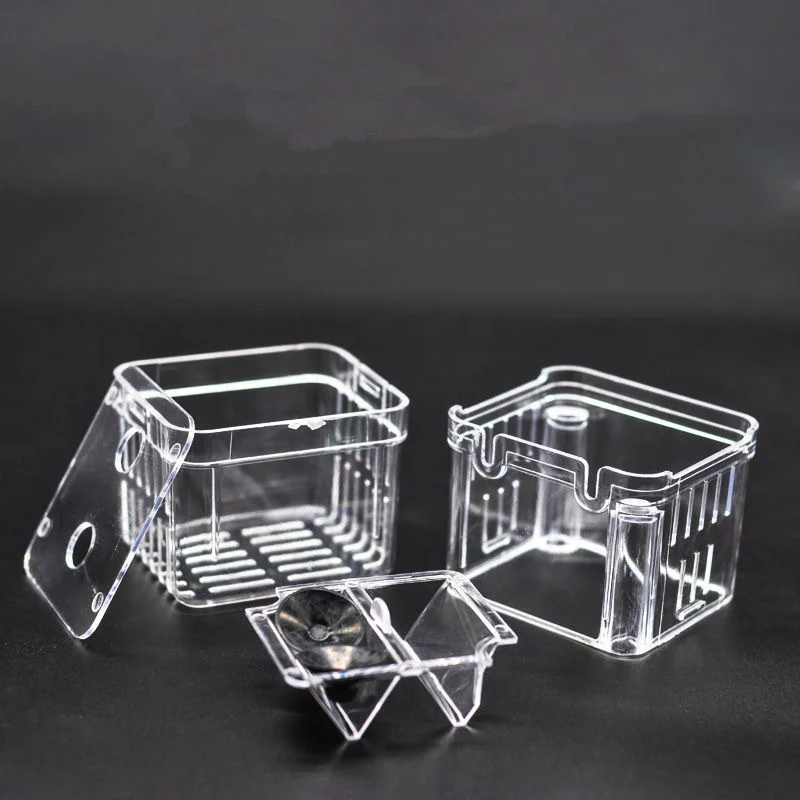 Acrylic Fish Tank Breeding Isolation Box Aquarium Hatchery Incubator Holder Accessories