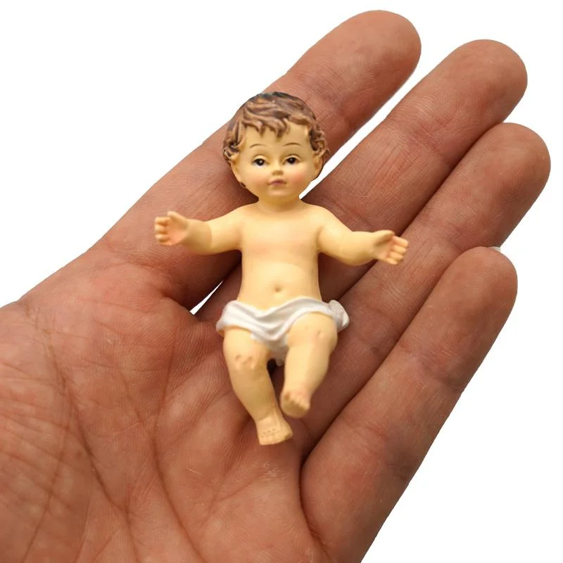 6cm/10cm/15cm Baby Jesus Doll Statue Infant Advent Ornament Religious Jesus Figurine Home Church Christmas Craft Decoration Gift christian statue,home decor items