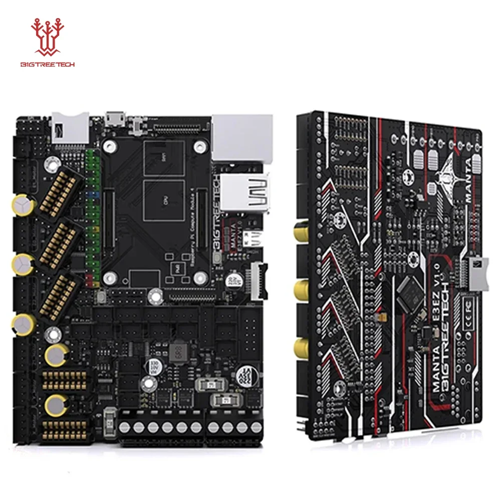Bigtreetech-placa-mãe com Tela Sensível ao Toque Manta E3ez 32bit Motherboard Tft35 Spi Atualização Raspberry pi para Ender3 v2 Ender5 Pro Impressora 3d vs M8p