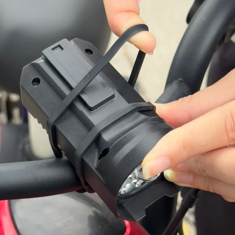 Bike Silicone Mount Bands Bicycle Light Rubber Straps Motorcycle Headlight Taillight Fixing Universal Tie Down Anti Slip Strap