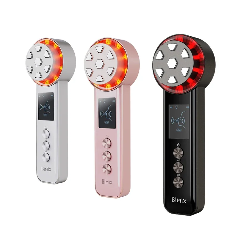 4 In 1 Multifunction Hot And Cold Pulse Red Blue Led Light Therapy Heating Anti Aging Skin Care Beauty Device