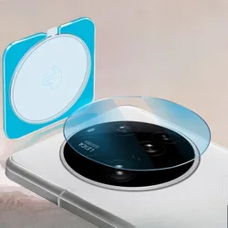 Premium Full Glue Camera Lens Glass Protector with Installation Locator (For Xiaomi 15 Ultra)